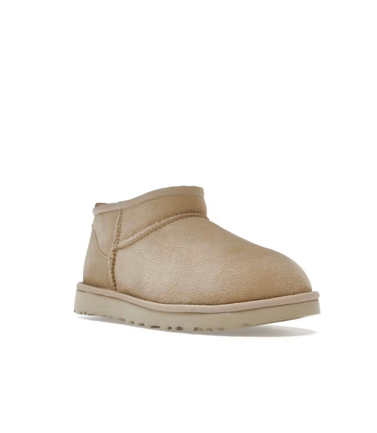 Ugg classic ultra mini ankle boots light cream