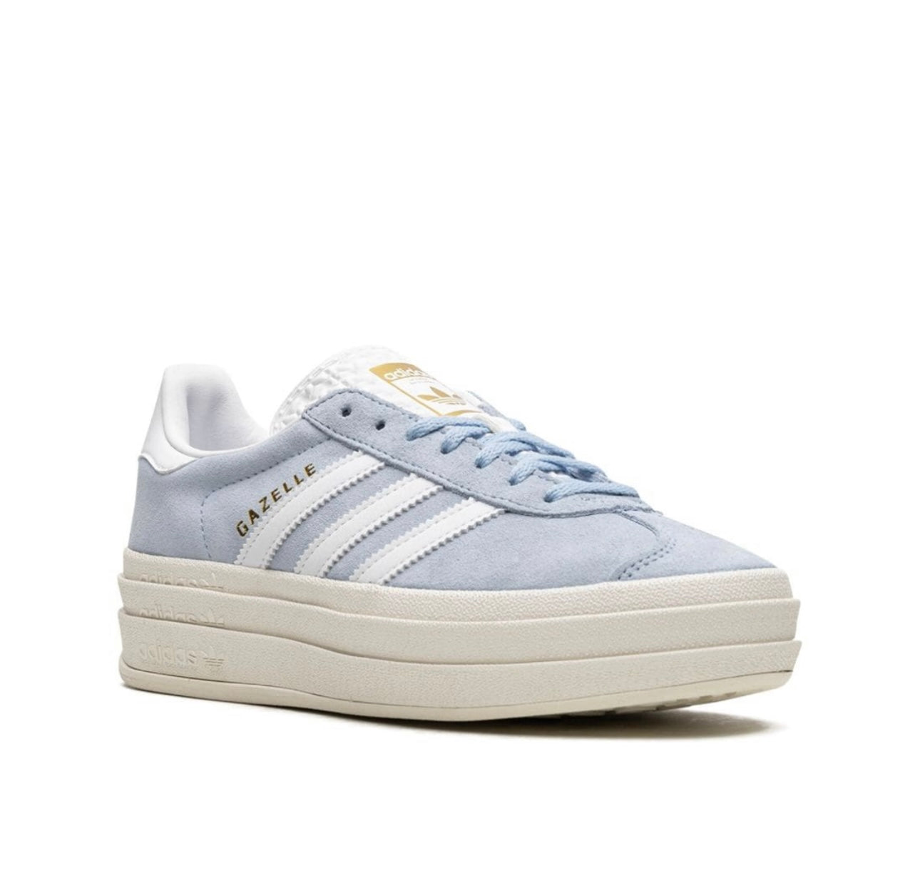 Adidas gazelle platform Light Blue - תמונה 2