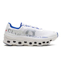 On Cloudmonster white blue