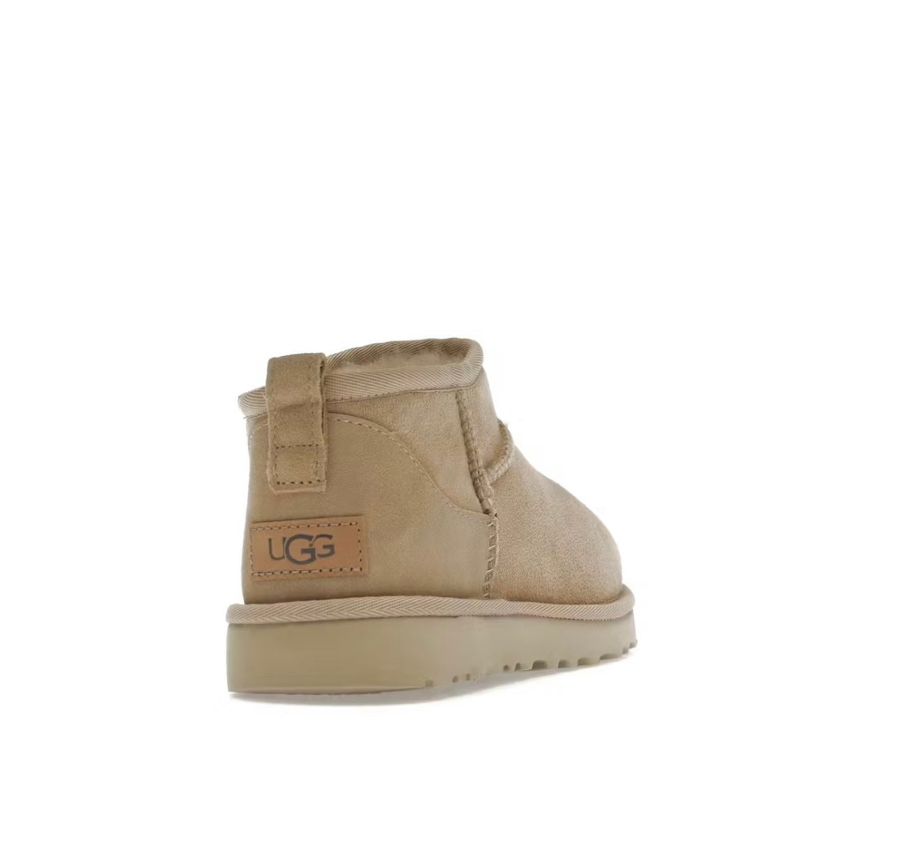 Ugg classic ultra mini ankle boots light cream