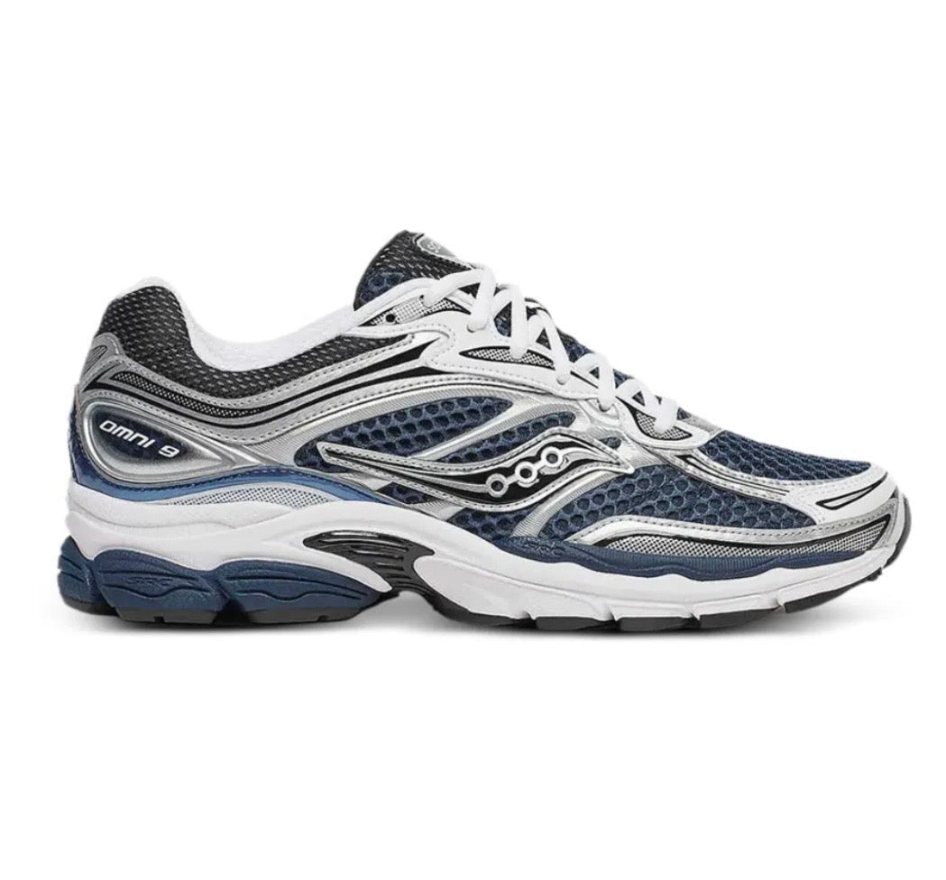 Saucony Omni 9 Silver Blue