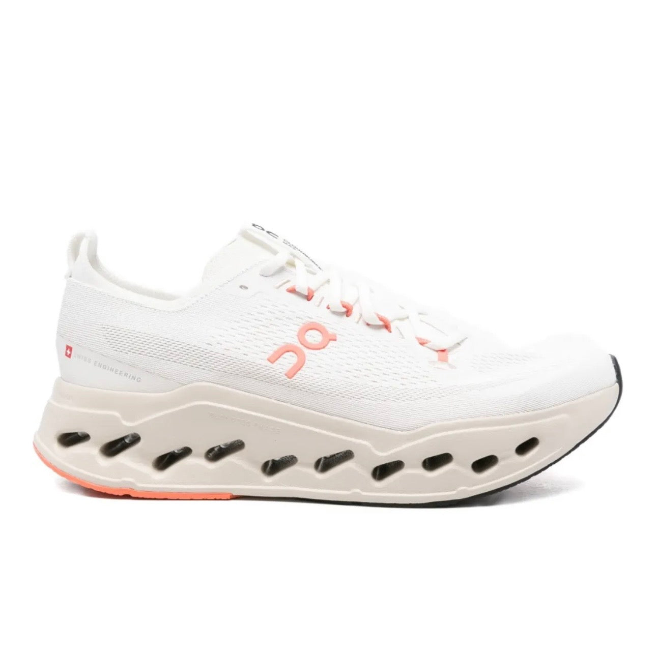 On Cloudsurfer White Peach