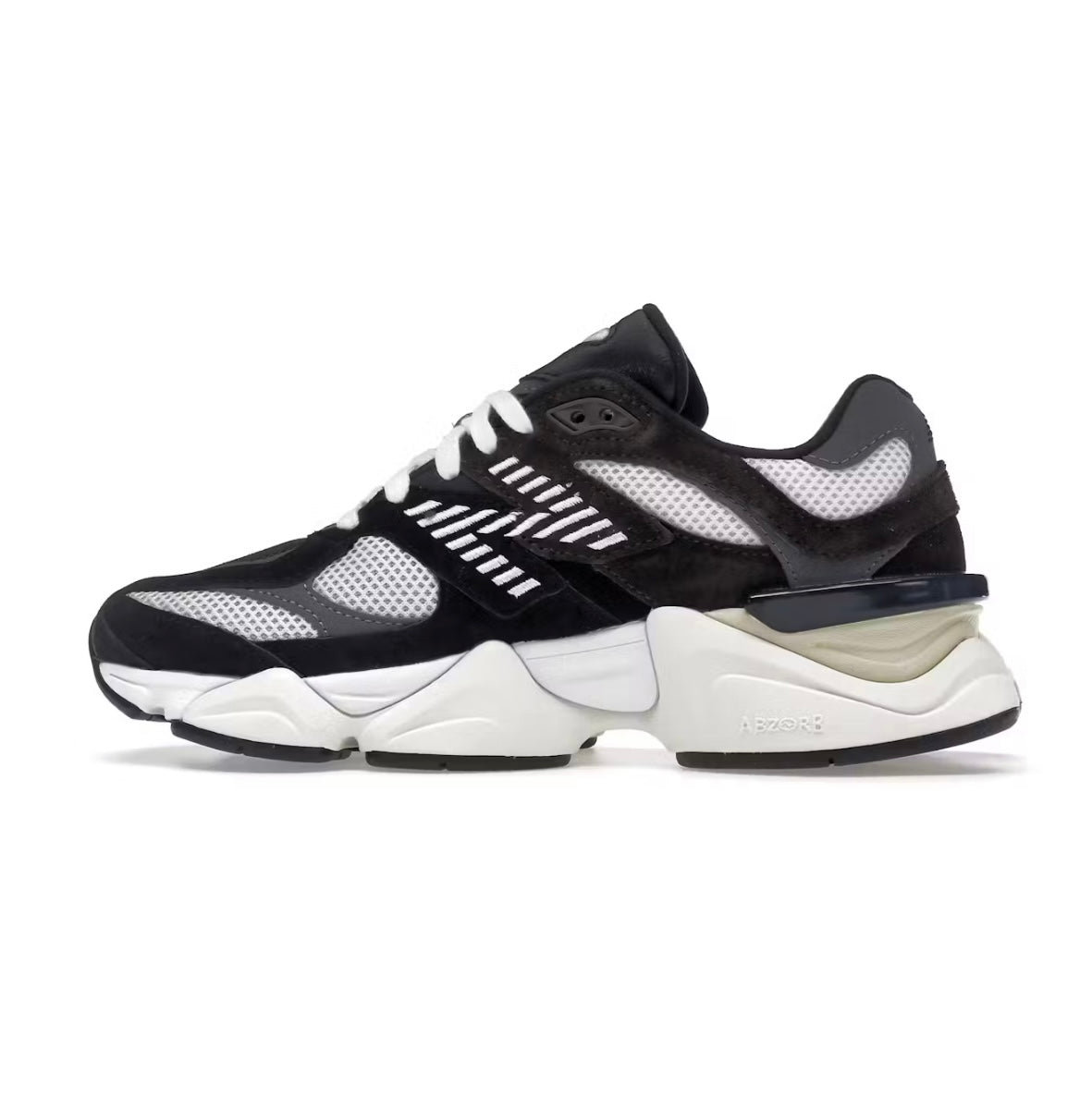 New Balance 9060 Black White grey - תמונה 3