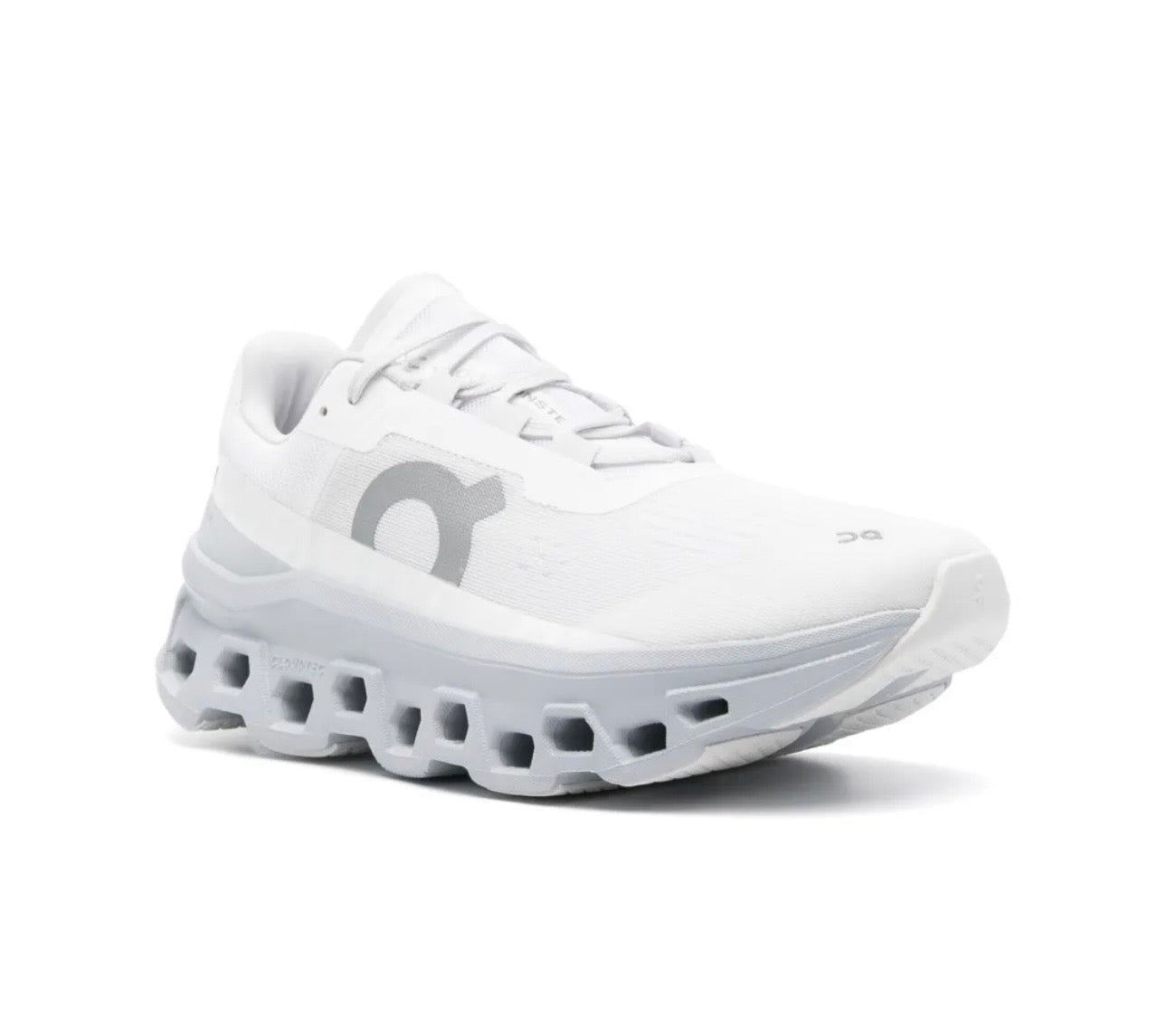 On Cloudmonster white grey - תמונה 2